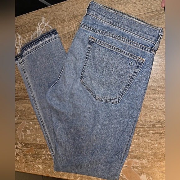 Rag & Bone Dre Kingston Released Raw Hem Denim Jeans Size 30 Measures 35 X 28 - Picture 3 of 9